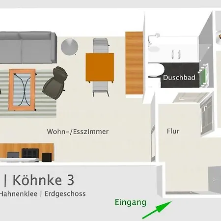 Koehnke 3, Harzhahnenklee, 1-4 Pers *